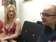 Proud girl fucks an ugly bald guy without thinking it twice