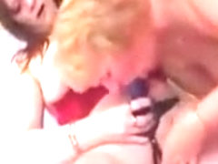 Lesbian Busty Grannies Strap On Sucking Kissing