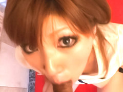 Mariko deals cock between her lips in se - More at javhd.net