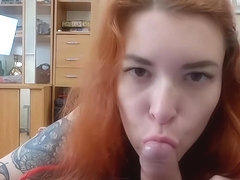 Busty Pale Redhead Girlfriend Is Ready For Some Dick
