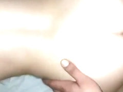 Fast doggystyle sex with shiny college girl