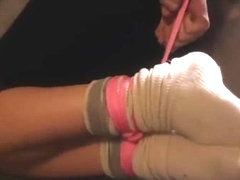 TIED AND LEFT FOR DEAD IN DIRTY SOCKS BONDAGE