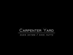 Zazie Skymm In Carpenter Yard