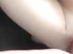 Lusty teen pussy banged on the sofa in POV
