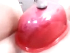 Alex Plays with her Pussy Pump and Orgasms