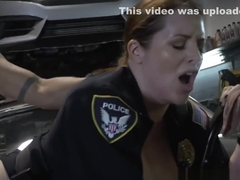 Cops with big tits banged by black dude