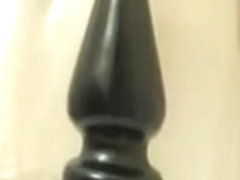 Huge butt plug anal male solo