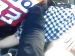Hijab Indonesian BJ and Girl Fingering in Car