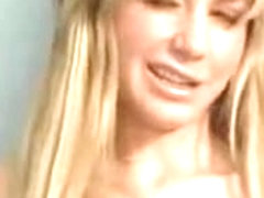Sexy Blonde Kelly Klass Jerks Off a Stiff Cock