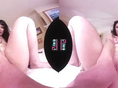 VRHUSH Siouxsie Q masturbating with a dildo in POV VR