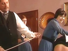 caning the girl