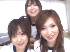 Fabulous Japanese girl Kanon Miwa, Miyu Hoshino, Kanako Tsuchiya in Exotic Fingering, College JAV .