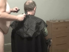 2016-09-02 s1A BBW fuckmeat gives Master a haircut BDSM Relationship Fun