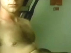 Lovely BF is masturbating at home and shooting himself on web cam