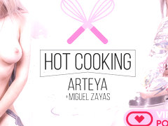 Arteya  Miguel Zayas in Hot cooking - VirtualRealPorn