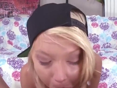 Small blonde Dakota Skye takes some deep anal pounding