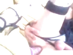 Crazy Amateur Shemale clip with Lingerie, Masturbation scenes