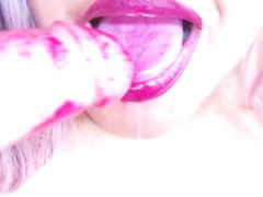 Messy Lipstick Blowjob