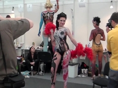 Bodypaint Fashionshow Nude Show Praha