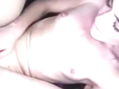Naughty Teen Emma Stoned Pussy Filled With Warm Jizzum