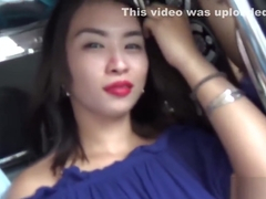 Slutty asian is taken to the tree house hotel to get drilled by horny tourist