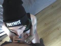 german punk teen with perfect tits make pov casting